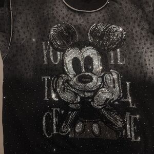 Black Mickey Mouse Track Suit